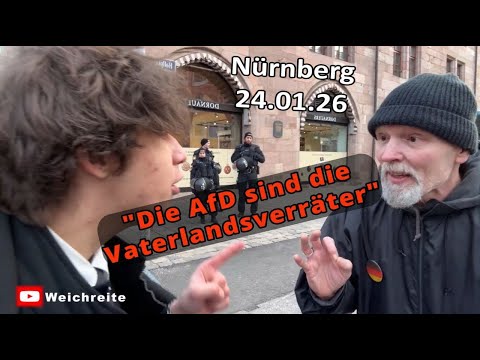 „AfD sind Vaterlandsverräter!“ Antifa Gegendemo & Nürnberg bewegt sich 24.1.26 „AfD sind Vaterlandsverräter!“ Antifa Gegendemo & Nürnberg bewegt sich 24.1.26