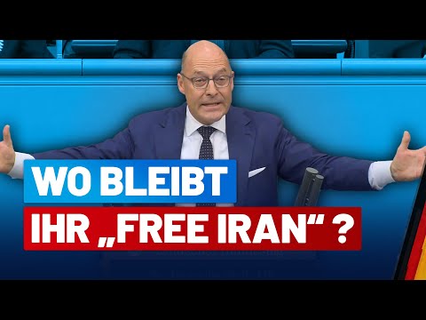 Alexander Wolf deckt linke Doppelmoral beim Thema Iran auf! – AfD-Fraktion im Bundestag