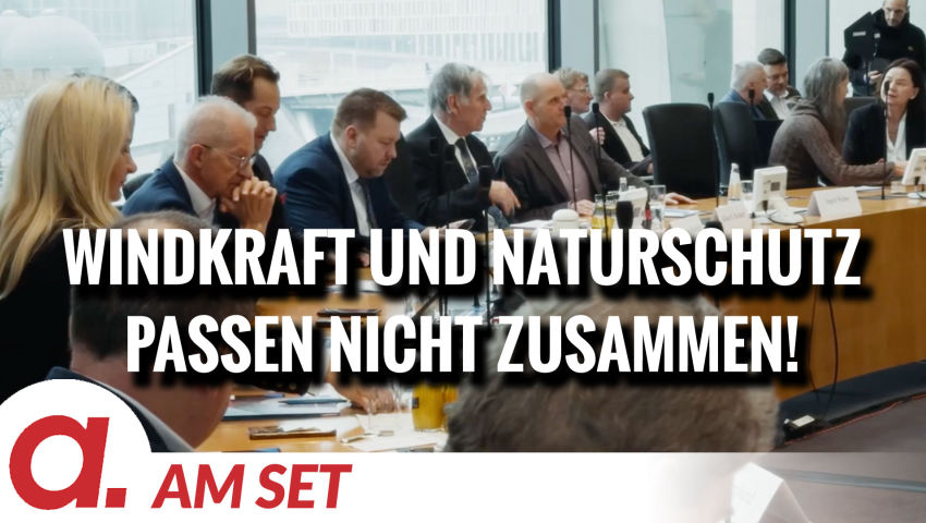 Am Set: Windkraft-Symposium im Deutschen Bundestag
