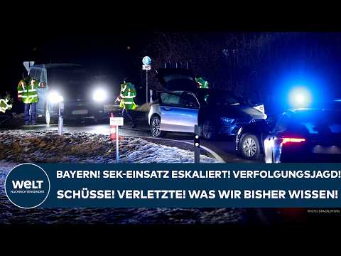 BAYERN: Verdächtige schießen bei Verfolgungsjagd auf SEK-Beamte! Polizei meldet mehrere Verletzte! BAYERN: Verdächtige schießen bei Verfolgungsjagd auf SEK-Beamte! Polizei meldet mehrere Verletzte!