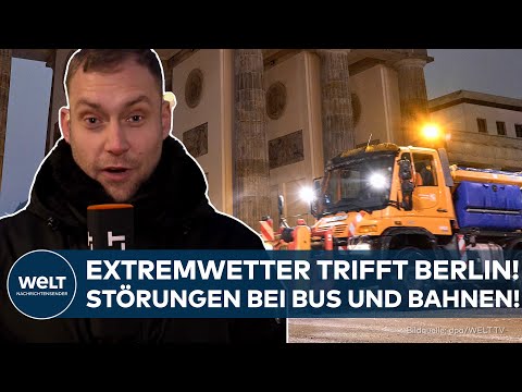 BERLIN: Massive Störungen bei Bus und Bahnen – Extremwetter trifft die Hauptstadt! BERLIN: Massive Störungen bei Bus und Bahnen – Extremwetter trifft die Hauptstadt!