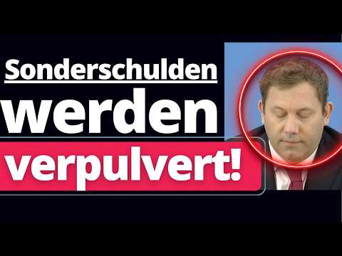 Brisant: Sondervermögen-Betrug! Sie haben es getan!