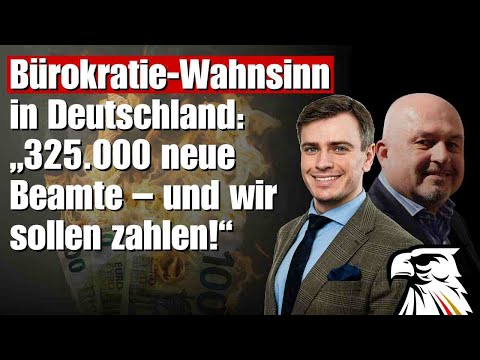 Bürokratie-Wahnsinn: „325.000 neue Beamte – und wir sollen zahlen!“ | Kofner & Mixl (AfD) Bürokratie-Wahnsinn: „325.000 neue Beamte – und wir sollen zahlen!“ | Kofner & Mixl (AfD)