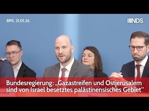 Bundesregierung: „Gazastreifen und Ostjerusalem sind von Israel besetztes palästinensisches Gebiet“