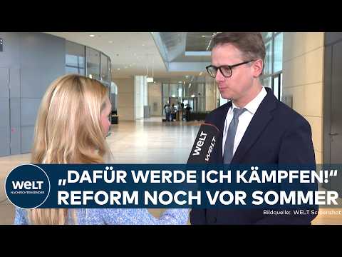 CARSTEN LINNEMANN: „Dafür werde ich kämpfen! “CDU-Generalsekretär will Sozialstaatsreform vor Sommer CARSTEN LINNEMANN: „Dafür werde ich kämpfen! “CDU-Generalsekretär will Sozialstaatsreform vor Sommer