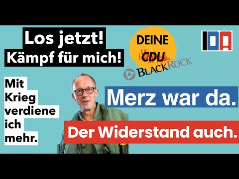 CDU-Kanzler Merz auf Wahlkampfbesuch: Wenn der Souverän vor verschlossenen Toren wartet