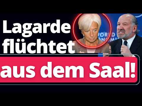 Davos: Völlige Eskalation beim Dinner! Lagarde flüchtet aus dem Saal! Al Gore rastet komplett aus!