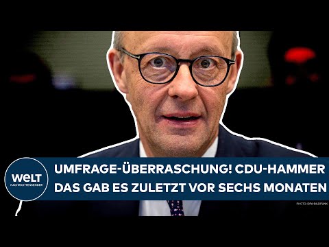 DEUTSCHLAND: Umfrage-Überraschung! CDU-Hammer! Das gab es zuletzt vor sechs Monaten! DEUTSCHLAND: Umfrage-Überraschung! CDU-Hammer! Das gab es zuletzt vor sechs Monaten!