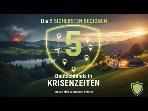 Die 5 sichersten Regionen Deutschlands in Krisenzeiten | Wo Sie sich verstecken können Die 5 sichersten Regionen Deutschlands in Krisenzeiten | Wo Sie sich verstecken können