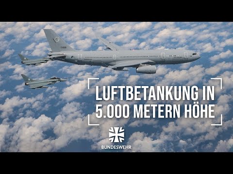 Durstige Eurofighter: So betankt der Airbus A330 | Bundeswehr Durstige Eurofighter: So betankt der Airbus A330 | Bundeswehr