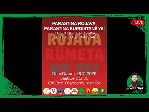 ❗LIVE❗in Berlin | Demo: „Der Schutz von Rojava ist der Schutz Kurdistans“ | 28.01.2026 ❗LIVE❗in Berlin | Demo: „Der Schutz von Rojava ist der Schutz Kurdistans“ | 28.01.2026