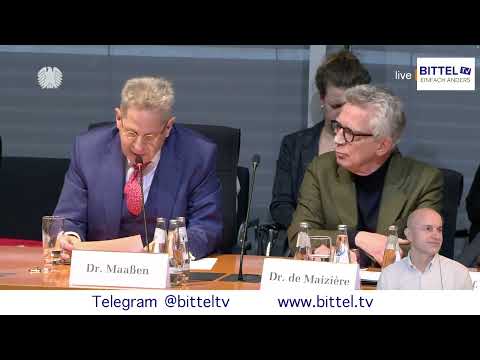 Enquete-Kommission in Berlin – Eingangsstatement Maaßen – 29.01.2026 Enquete-Kommission in Berlin – Eingangsstatement Maaßen – 29.01.2026