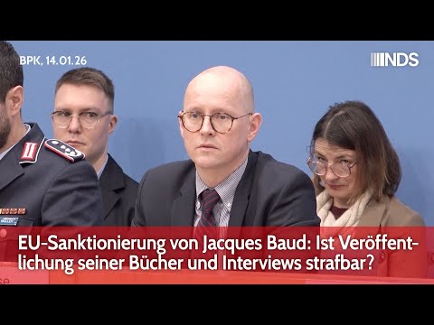 EU-Sanktionierung von Jacques Baud: Ist Veröffentlichung seiner Bücher und Interviews strafbar? BPK