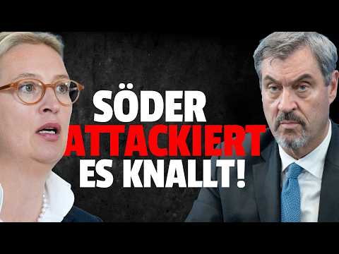 💥Söder geht der Stift und greift AfD an! 💥Söder geht der Stift und greift AfD an!