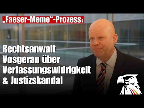„Faeser-Meme“-Prozess: Rechtsanwalt Vosgerau über Verfassungswidrigkeit & Justizskandal „Faeser-Meme“-Prozess: Rechtsanwalt Vosgerau über Verfassungswidrigkeit & Justizskandal
