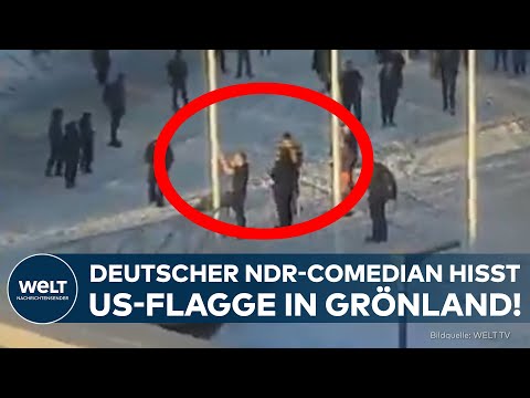 GRÖNLAND: NDR-Journalist hisst US-Flagge und löst Empörung aus!