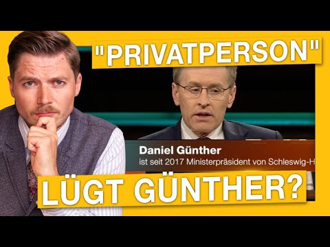 Günther war PRIVAT bei Lanz – nicht als Ministerpräsident! Das ist wichtig