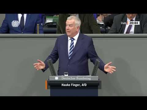 Hauke Finger zerlegt EU-Überregulierungs-Fantasien! AfD geht im Bundestag auf Konfrontationskurs