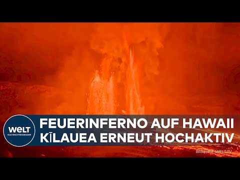 HAWAII: Kīlauea spuckt erneut Feuer – 500 Meter hohe Lavafontänen! Aschewolke über 4.000 Meter Höhe! HAWAII: Kīlauea spuckt erneut Feuer – 500 Meter hohe Lavafontänen! Aschewolke über 4.000 Meter Höhe!