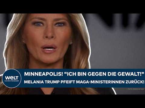 ICE IN MINNEAPOLIS: „Ich bin gegen die Gewalt“ ‒ Melania Trump pfeift die MAGA-Ministerinnen zurück! ICE IN MINNEAPOLIS: „Ich bin gegen die Gewalt“ ‒ Melania Trump pfeift die MAGA-Ministerinnen zurück!