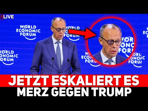 JETZT! MERZ: „Die ALTE WELTORDNUNG ist VORBEI“ – DEUTSCHLAND warnt die USA in DAVOS