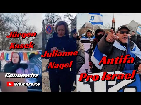 Jürgen Kasek, Julianne Nagel Antifa Pro Israel 17.1.26 Connewitz Linke gegen Linke