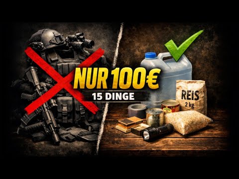 Krisenvorsorge für unter 100 Euro: Diese 15 Dinge retten Ihr Leben Krisenvorsorge für unter 100 Euro: Diese 15 Dinge retten Ihr Leben