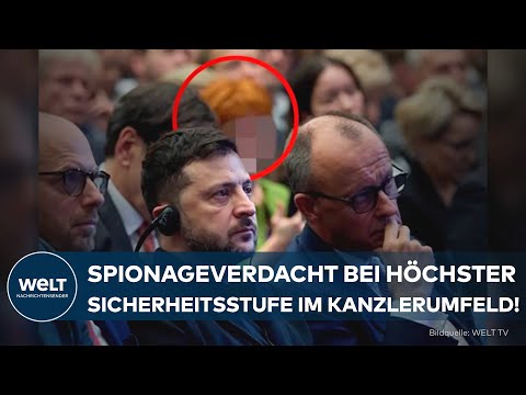 „LEHRSTÜCK DER SPIONAGE“: Spionin kommt trotz Schutzmaßnahmen Kanzler Merz und Selenskyj zu nahe