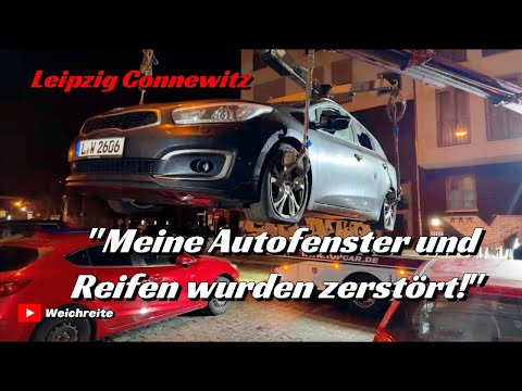 „Meine Autofenster und Reifen wurden zerstört!“ Weichreite TV in Connewitz Leipzig 17.1.26