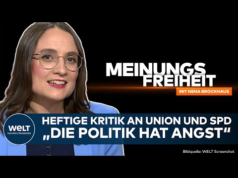 MEINUNGSFREIHEIT mit NENA BROCKHAUS: „Die Politik hat Angst vor der eigenen Courage“ MEINUNGSFREIHEIT mit NENA BROCKHAUS: „Die Politik hat Angst vor der eigenen Courage“