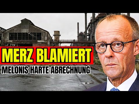 MELONI DEMÜTIGT MERZ: „Ihr habt eure Industrie zerstört!“ MELONI DEMÜTIGT MERZ: „Ihr habt eure Industrie zerstört!“