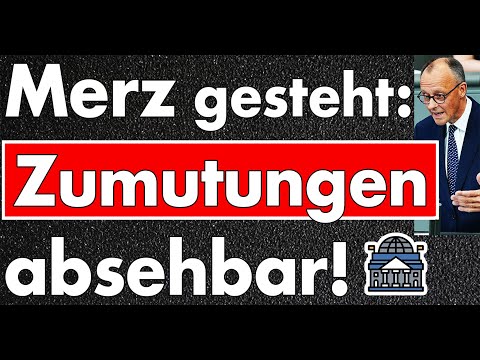 Merz kündigt Zumutungen von europaweiter Tragweite an! Er könne dann nichts mehr machen! Merz kündigt Zumutungen von europaweiter Tragweite an! Er könne dann nichts mehr machen!