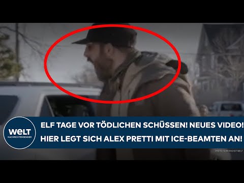 MINNEAPOLIS: Tage vor tödlichen Schüssen! Neues Video! Hier legt sich Alex Pretti mit ICE-Beamten an