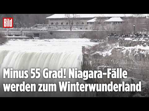 NIAGARA-FÄLLE FAST ZUGEFROREN: Minus 55 Grad in Kanada! Extreme Kälte sorgt für Winter-Wonderland NIAGARA-FÄLLE FAST ZUGEFROREN: Minus 55 Grad in Kanada! Extreme Kälte sorgt für Winter-Wonderland