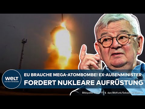 NUKLEARE AUFRÜSTUNG: Sicherheit bröckelt! Ex-Außenminister Fischer plädiert für EU-Atombombe!