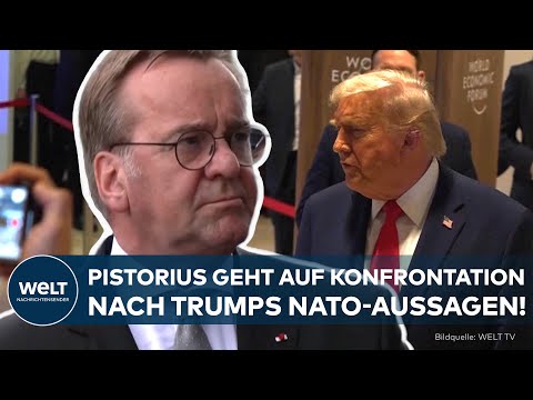 PISTORIUS: „Respektlose Äußerung!“ NATO-Einsatz? Verteidigungsminister stocksauer auf Donald Trump PISTORIUS: „Respektlose Äußerung!“ NATO-Einsatz? Verteidigungsminister stocksauer auf Donald Trump