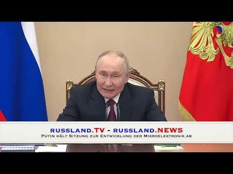 Putin hält Sitzung zur Entwicklung der Mikroelektronik ab Putin hält Sitzung zur Entwicklung der Mikroelektronik ab