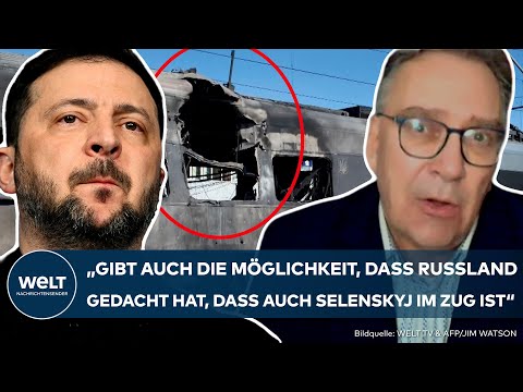 PUTINS KRIEG: Russen zerstören Zug! Perfider Attentatsversuch? Experte wirft finsteren Verdacht auf!