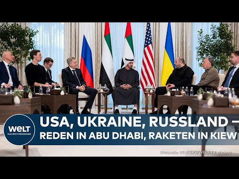 RUSSISCHER ANGRIFFSKRIEG: Gespräche in Abu Dhabi! Kommt jetzt Frieden in der Ukraine?