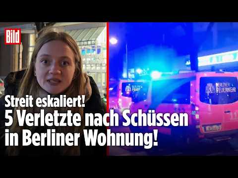 SCHÜSSE IN BERLIN: Fünf Verletzte nach Streit! Opfer schleppt sich zum Krankenhaus!