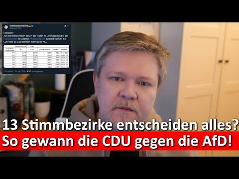 Stimmen „gezählt“: CDU siegt gegen AfD in der Landratswahl