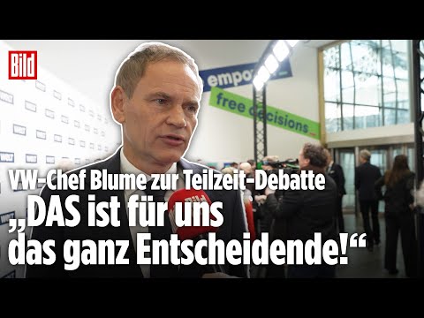 TEILZEIT-DEBATTE: Klare Meinung! VW-Chef Oliver Blume setzt auf Effizienz und Zeitmanagement!