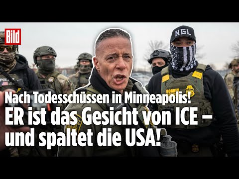 TODESSCHÜSSE IN MINNEAPOLIS: ER ist das Gesicht von ICE! Gregory Kent Bovino spaltet die USA!