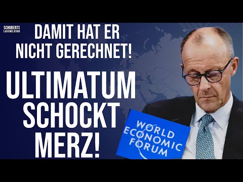 Totaler Irrsinn: Merz-Rede in Davos💥Frontalgriff auf Merz-Regierung angekündigt💥GekaufteJournalisten