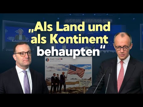 Trump: „Kein Zurück“ bei Grönland – Merz zu US-Zöllen: „Sind in der Lage zu reagieren“