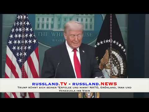Trump rühmt sich seiner „Erfolge“ und nimmt die NATO, Grönland, den Iran und Venezuela ins Visier Trump rühmt sich seiner „Erfolge“ und nimmt die NATO, Grönland, den Iran und Venezuela ins Visier