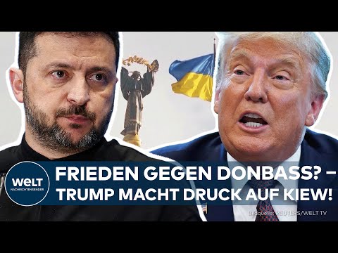 UKRAINE-KRIEG: Trump macht Druck auf Kiew! – Donbass-Verzicht für Sicherheitsgarantien gefordert UKRAINE-KRIEG: Trump macht Druck auf Kiew! – Donbass-Verzicht für Sicherheitsgarantien gefordert