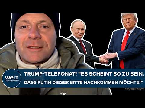 UKRAINE-KRIEG: Trump-Telefonat! „Es scheint so zu sein, dass Putin dieser Bitte nachkommen möchte!“