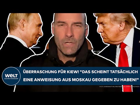 UKRAINE-KRIEG: Überraschung! „Das scheint tatsächlich eine Anweisung aus Moskau gegeben zu haben!“
