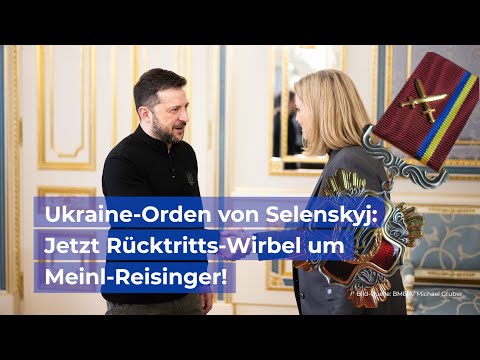 Ukraine-Orden von Selenskyj: Jetzt Rücktritts-Wirbel um Meinl-Reisinger! Ukraine-Orden von Selenskyj: Jetzt Rücktritts-Wirbel um Meinl-Reisinger!